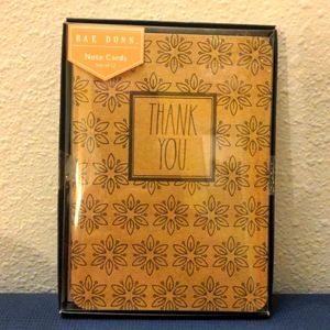 NWT RAE DUNN 12 pack thank you note cards
